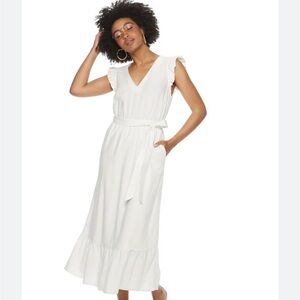 NWT POPSUGAR Linen Maxi Dress